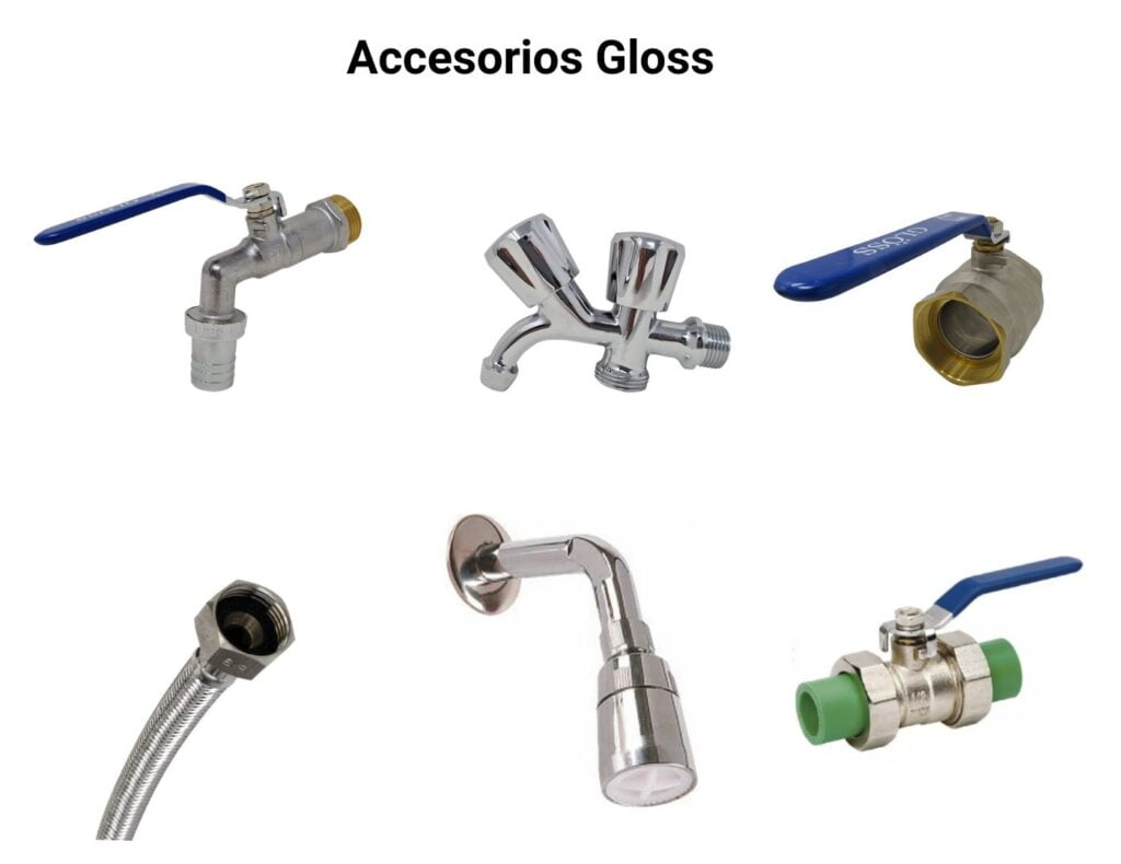 Accesorios grifería Gloss de Bluetools