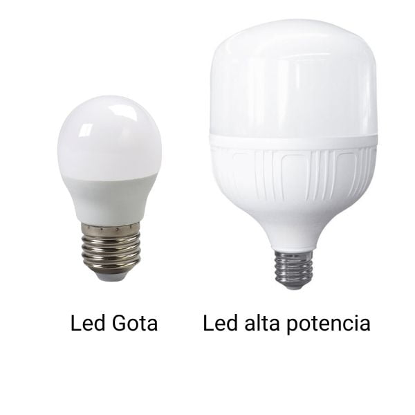 Lámparas LEDs Gota Y Alta Potencia