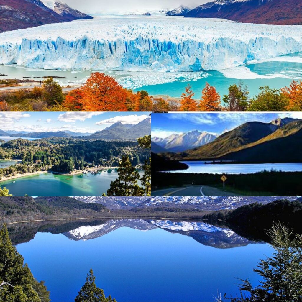 Conjunto de imágenes de la Patagonia Argentina