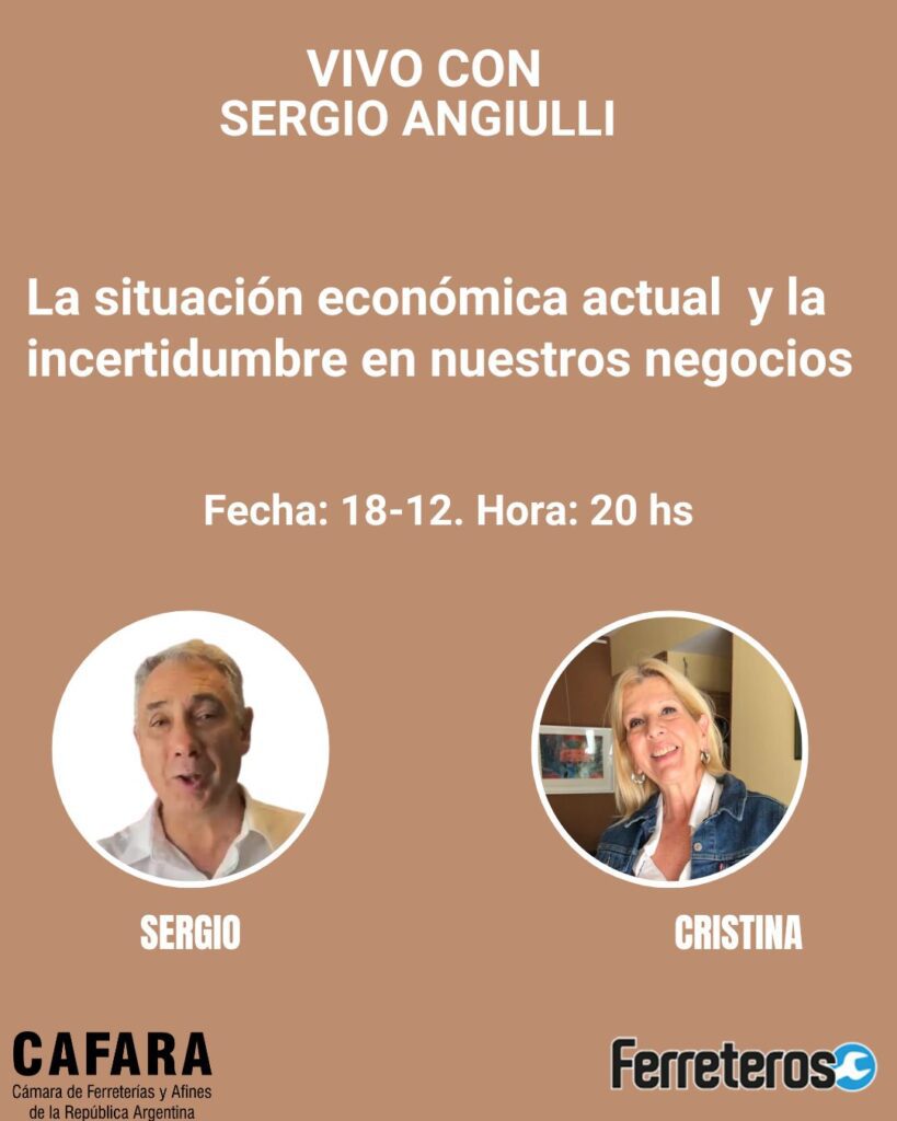 Vivo Instagram con Sergio Angiulli por Medidas Económicas.
