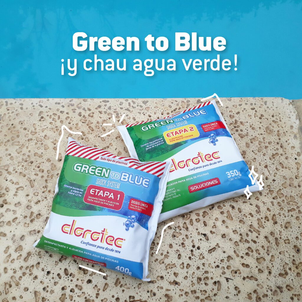 Envases CLOROTEC Green to Blue Clorotec