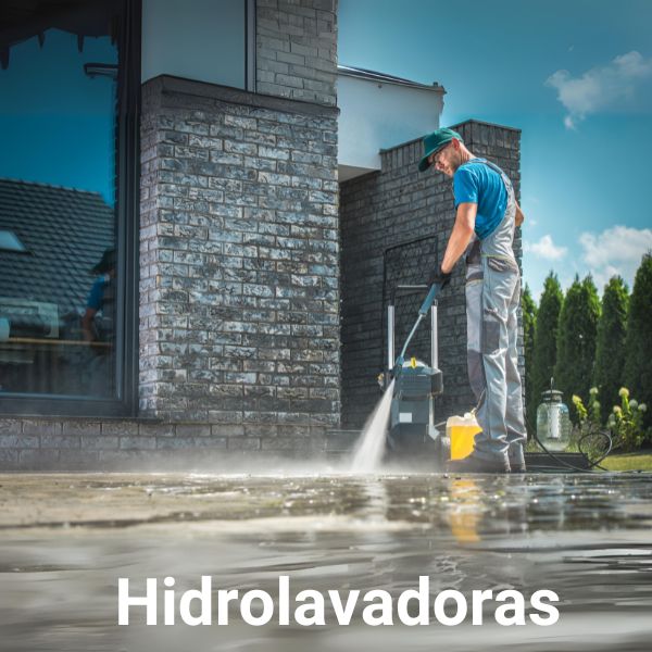 Hidrolavadora en limpieza de piso