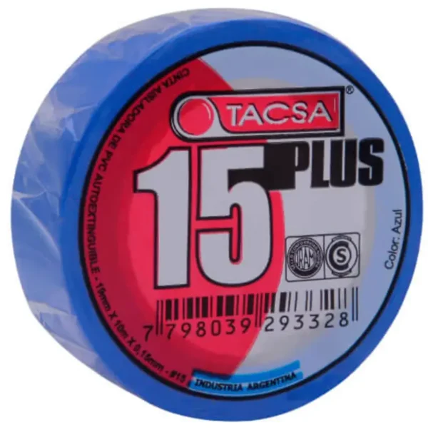 TACSA CINTA AISLADORA DE PVC 15 PLUS