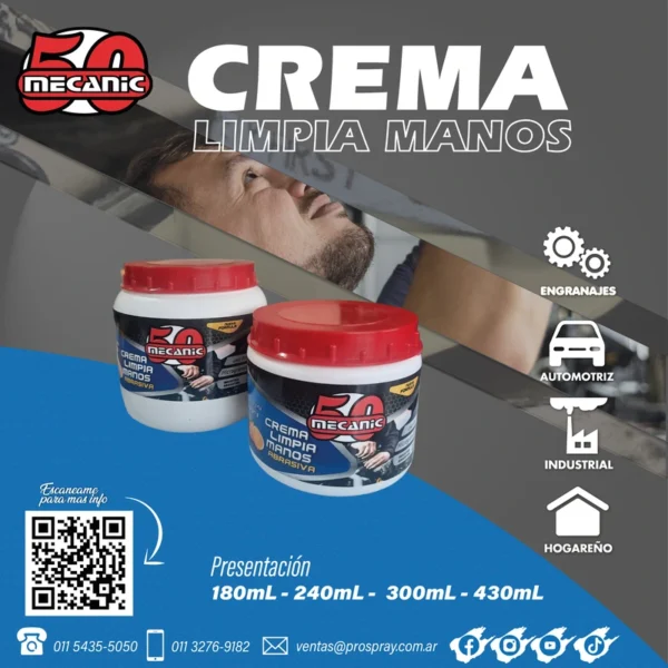 Crema Limpia Manos