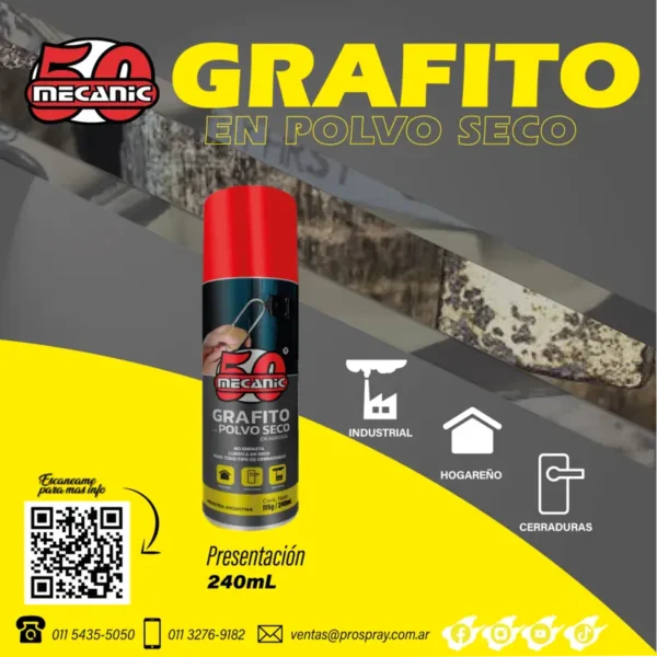 Grafito Polvo Seco