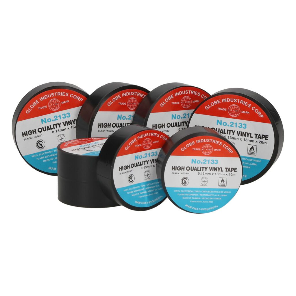 Cintas Aisladoras GLOBE VINYl-TAPE: Nuevo Lanzamiento 2025 2 Grupo de cintas aisladoras Global Vinyl Tape de Exintrader