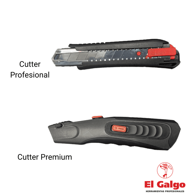 El Galgo 2025: lanza su nueva línea de herramientas para construcción en seco 10 Cutter profesional - Cutter premium