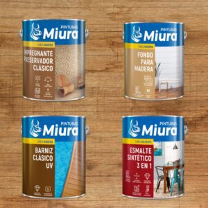 Miura Pinturas presenta Soluciones para superficies de Madera