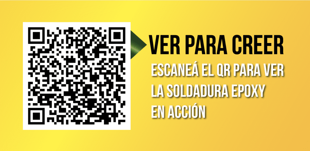 Soldadura Epoxy: El poder del acero, en la palma de tu mano. 1 QR Parsecs para ver todo sobre la Soldadura Epoxy