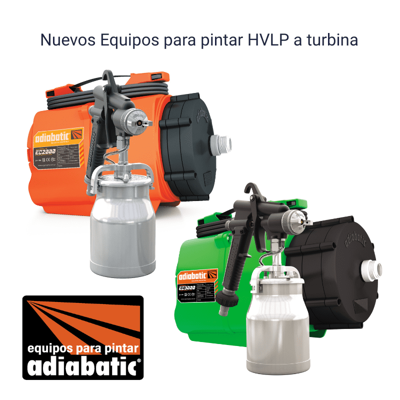 Nuevos Equipos para pintar HVLP a turbina