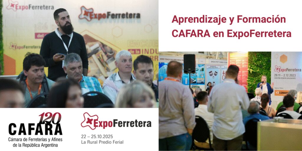 Aprendizaje y formación en ExpoFerretera 2025 1 Aprendizaje y Formación de CAFARA en ExpoFerretra, imágenes capacitación anterior