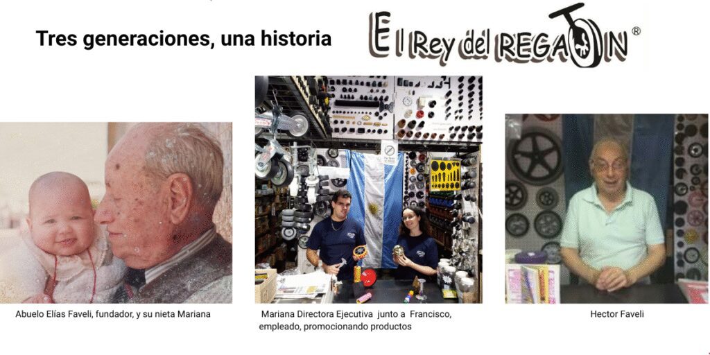 Banner interno tres generaciones del Rey del Regatón