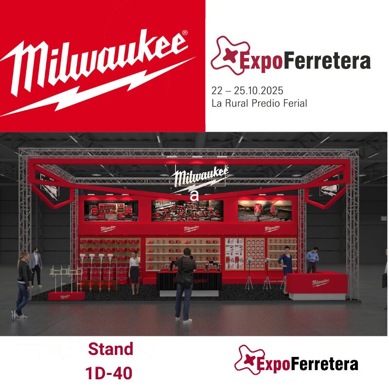 Inicio Nota Stand Milwaukee Tools en ExpoFerretera 2025