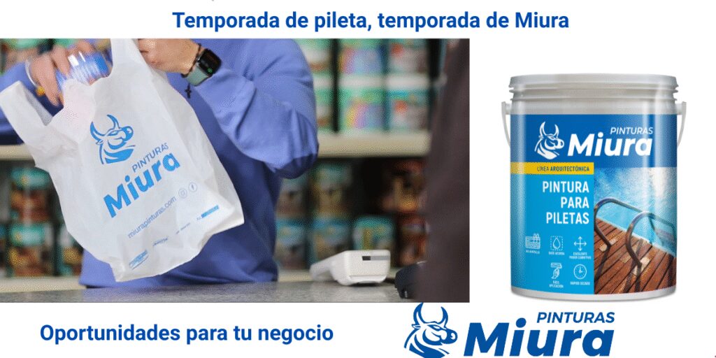 Esta temporada, Miura Pinturas te brinda nuevas oportunidades para tu negocio 1 Temporada de pileta, Temporada de Miura