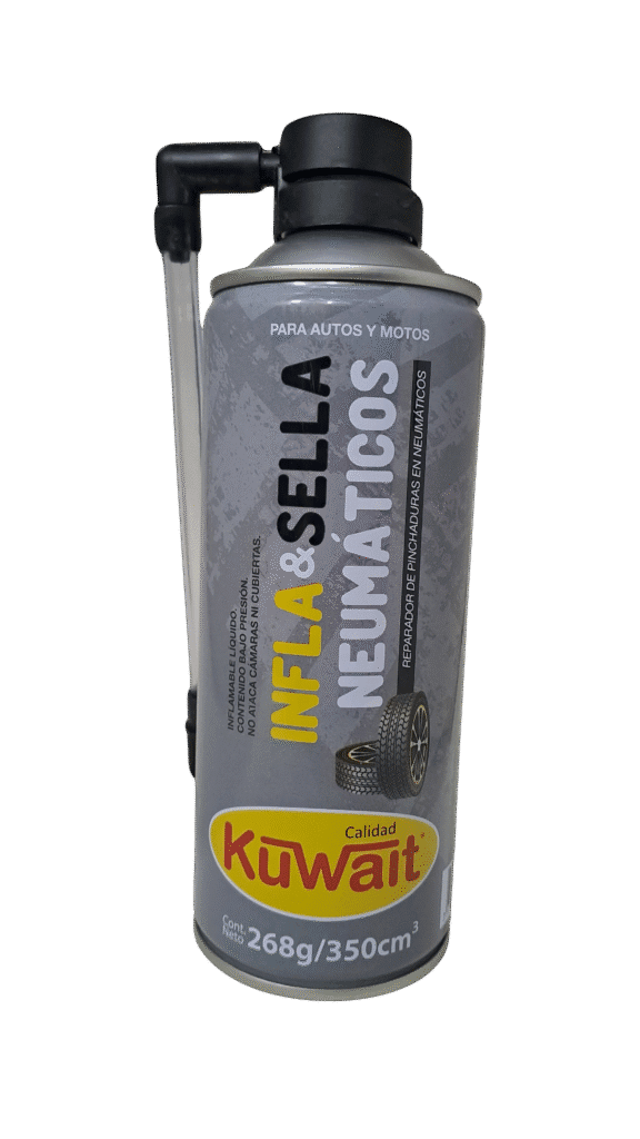 Pinturas Kuwait: Empresa Verde 4 Infla y sella neumático Kuwait