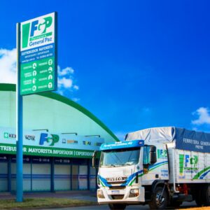 NOVEDADES 23 Frente de FGP con camión de entregas