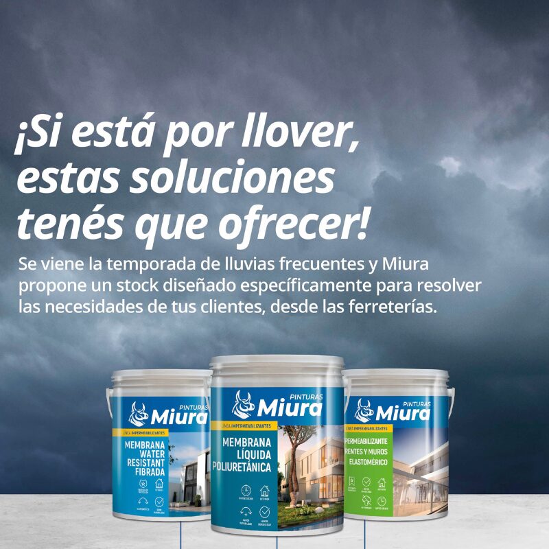 Productos impermeabilizantes Miura