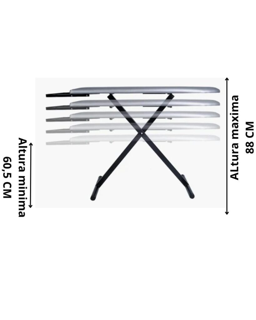 EME: La tabla que transforma la tarea de planchar 1 Medidas Tabla EME Desplegada