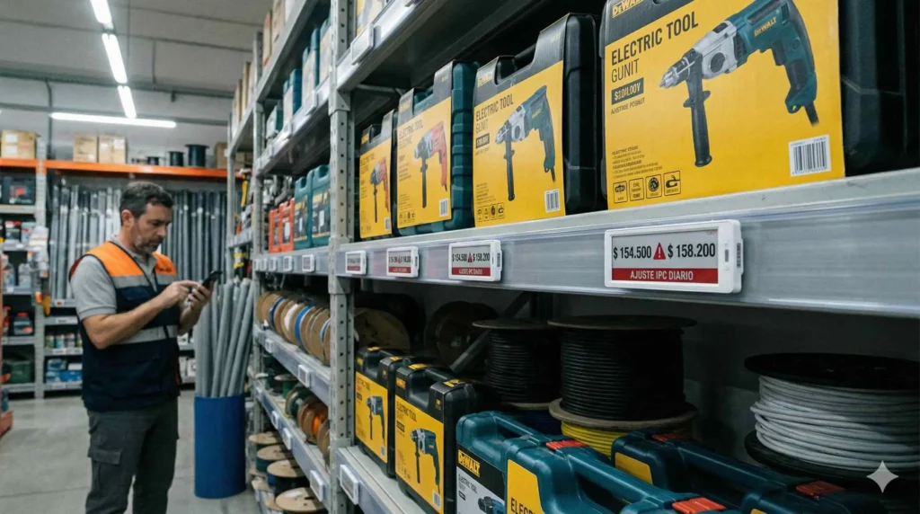 Gestión de stock según bandas de flotación