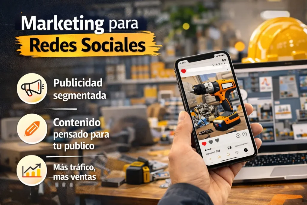El marketing para redes sociales debe contener publicidad segmentada, con contenido pensado para tu público de interés para generar más trafico