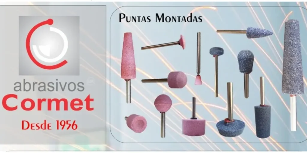 Puntas montadas Cormet de óxido de aluminio para rectificado de precisión y trabajos de matricería.