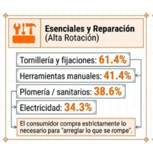 Revista Ferreteros 17 En Informe CAFARA 2026 marca cuales son los productos de mayor rotación