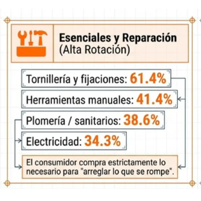 En Informe CAFARA 2026 marca cuales son los productos de mayor rotación