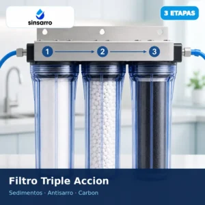 SIN SARRO - Filtro Triple Acción