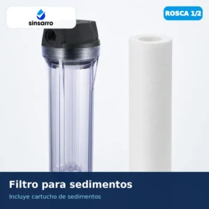SIN SARRO - Filtro para Sedimentos 1/2 pulgada