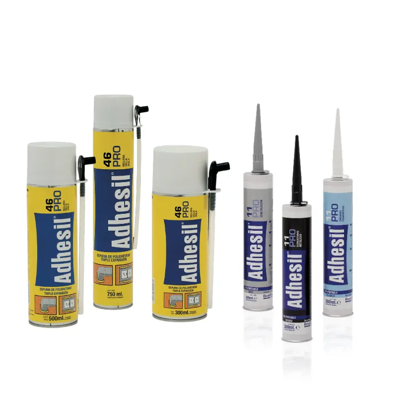 Variedad de productos Adhesil para soluciones de Sellado