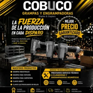 Revista Ferreteros 17 Cobuco Grampas y engrampadoras caracteristicas y modeslos