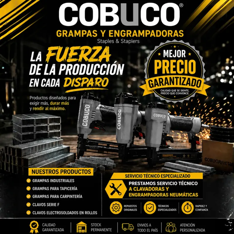 Cobuco Grampas y engrampadoras caracteristicas y modeslos