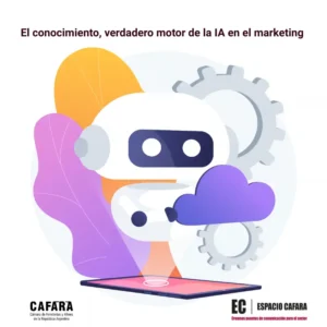 NOVEDADES 21 Robot buscando conocimiento en la nube sobre un smartphone