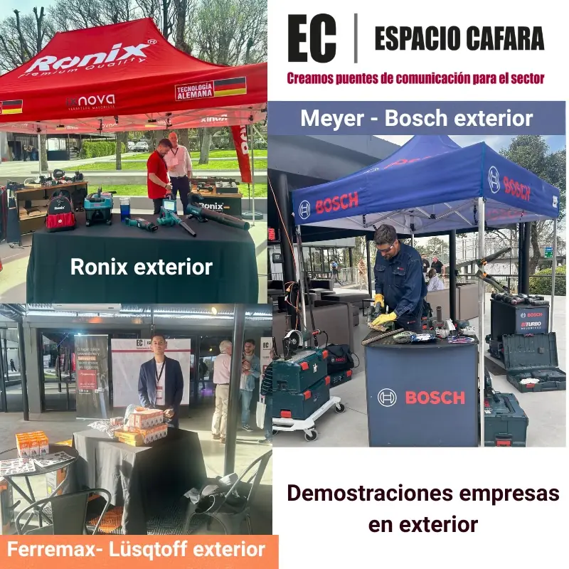 Demostración exterior de empresas en Espacio CAFARA en Rosario