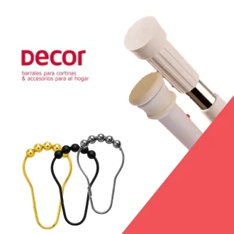 Decor Barrales, ganchos para cortinas y accesorios para el hogar