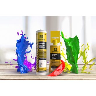 Envases de Selladores Acrílicos pintables Parsecs con variedad de colores